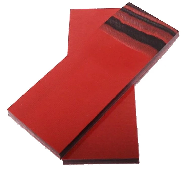 Premium Knife Supply Knife Scales - G10 Red & Black - 4" X 1 1/2" X 1/4" 1 Premium Knife Supply Knife Scales - G10 Red & Black - 4" X 1 1/2" X 1/4"
