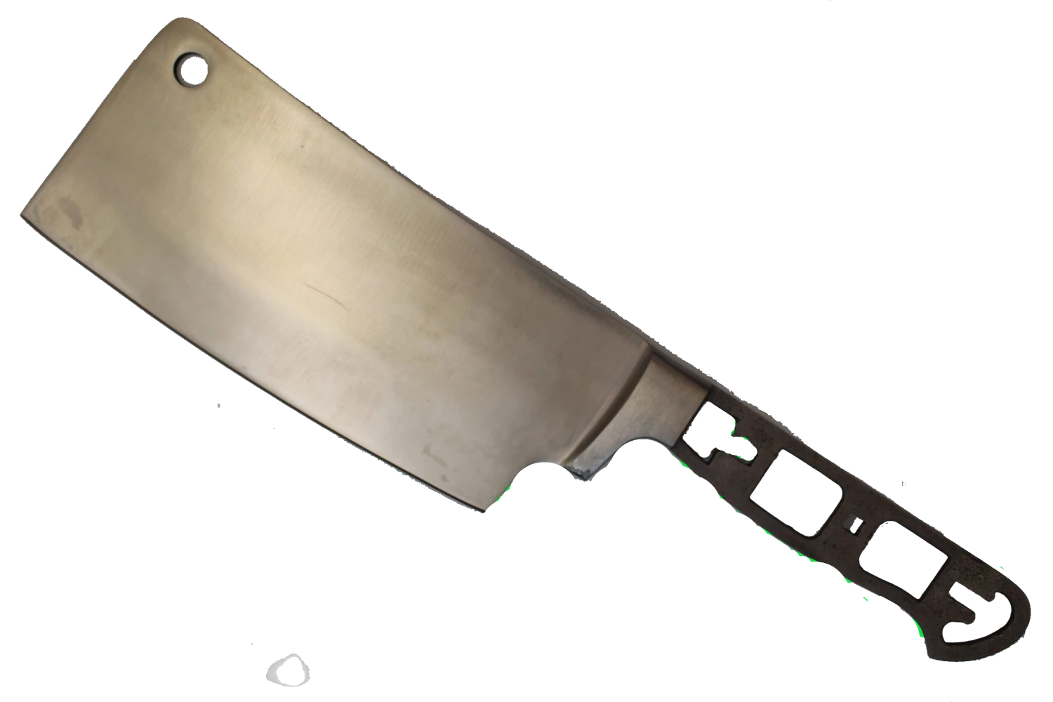 Premium Knife Supply Knife Kits ** Bolster - Cleaver - Gein Cleaver Knife Blank With Bolster & Skeletonized Handle - Satin 1 Premium Knife Supply Knife Kits ** Bolster - Cleaver - Gein Cleaver Knife Blank With Bolster & Skeletonized Handle - Satin