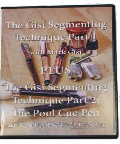 WoodWorld Of Texas The Gisi Segmenting Technique With Mark Gisi Part 1 & Part 2 - 2 DVD Set Other Embellishment Products