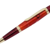 PSI Woodworking Sahara Twist Pen Bright Colors - Gold & Red Pen Kits By Name