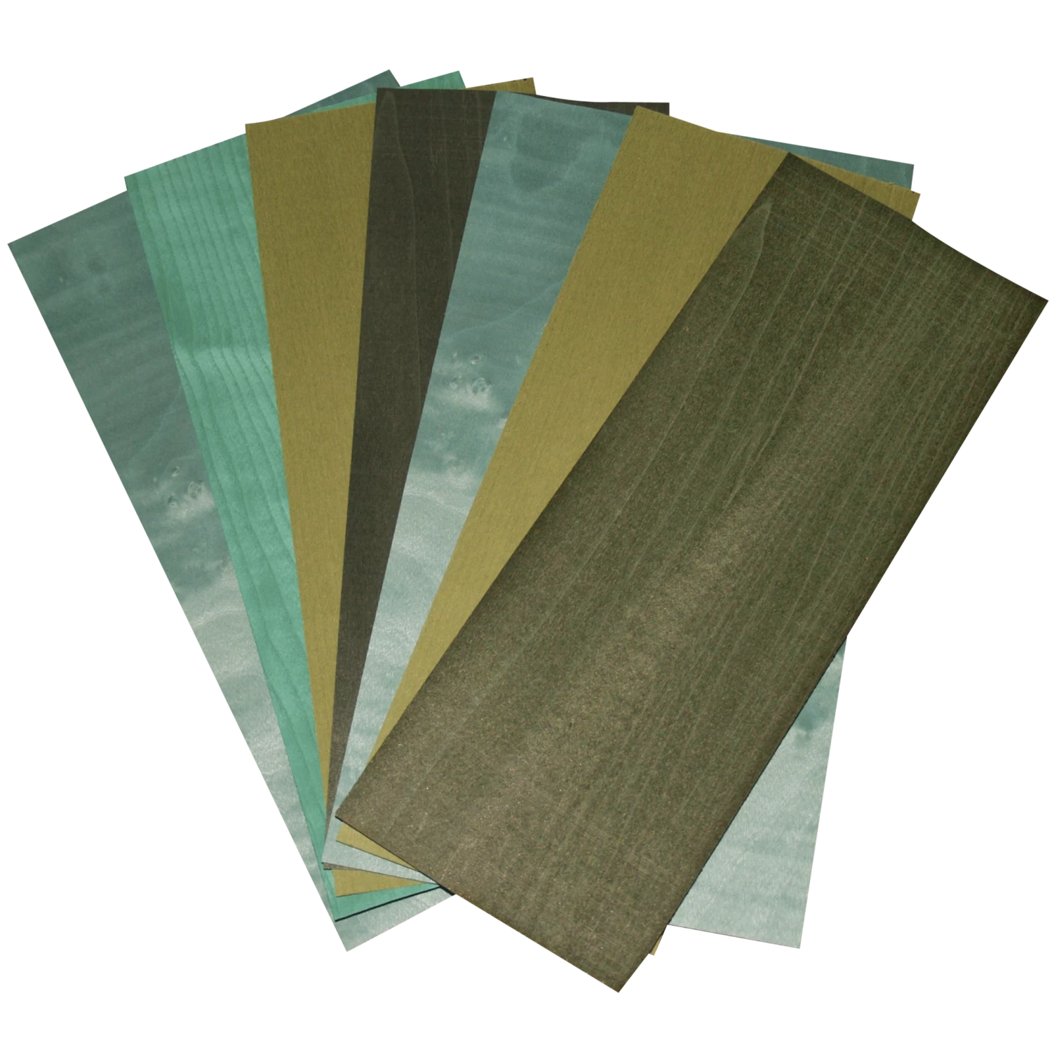 Sauers & Company Veneer - Greens Dyed Veneer Variety Pack 1 Sauers & Company Veneer - Greens Dyed Veneer Variety Pack