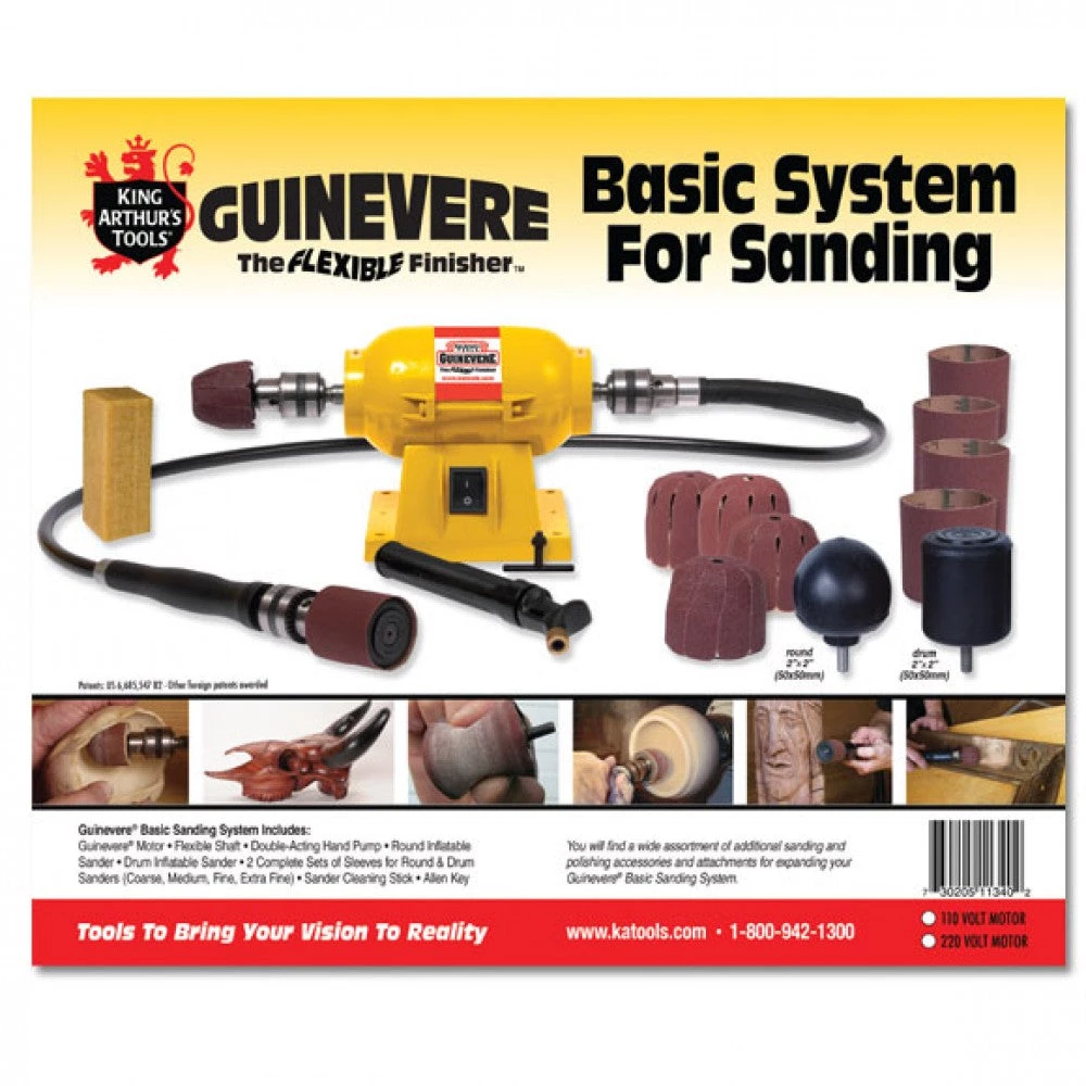 King Arthur Tools King Arthur GUINEVERE BASIC SANDING SYSTEM W/FlexShaft 2 King Arthur Tools King Arthur GUINEVERE BASIC SANDING SYSTEM W/FlexShaft
