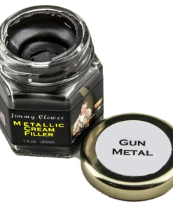 Wood World Of Texas LLC Jimmy Clewes Metallic Cream Filler - Gun Metal Jimmy Clews Embellishment Products