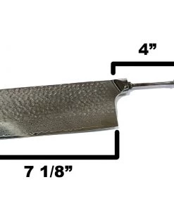 China Monthly Sales * VG10 Hidden Tang - Rain Drop Pattern - 7 1/8" Cleaver - VG10 Damascus