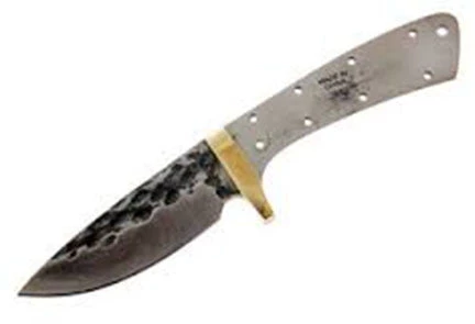 Premium Knife Supply Knife Kits Desert Drop Point Skinner - Hammered