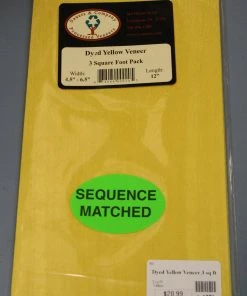 Sauers & Company Veneer - Yellow Dyed Veneer Pack
