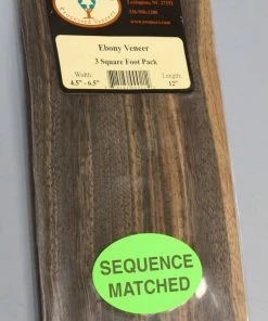Sauers & Company Veneer - Macassar Ebony Veneer Pack