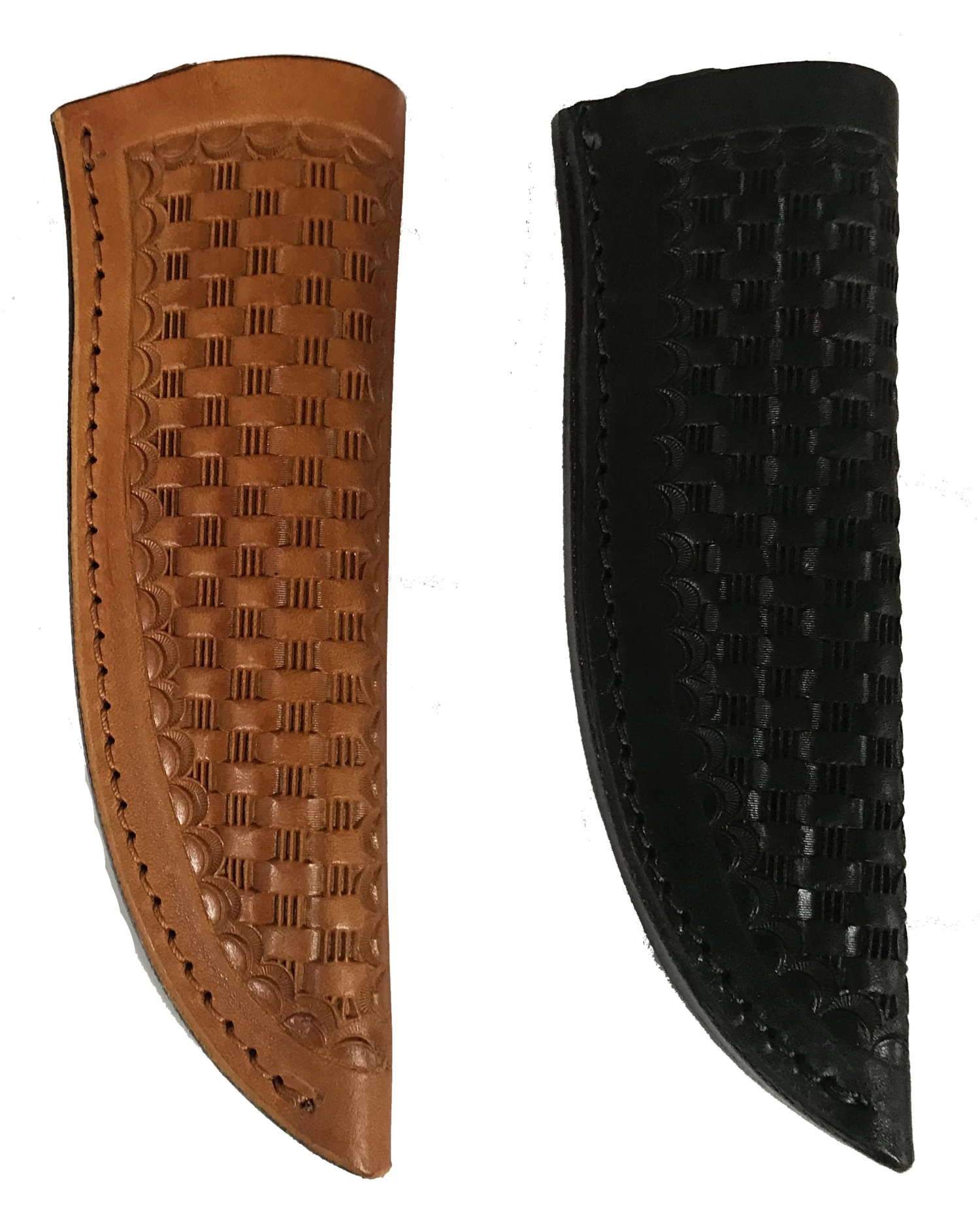 Premium Knife Supply Knife Sheath Tooled Leather - SH300 - 1 1/8" Opening And A 5 1/8" Length - Hand Made In USA 1 Premium Knife Supply Knife Sheath Tooled Leather - SH300 - 1 1/8" Opening And A 5 1/8" Length - Hand Made In USA