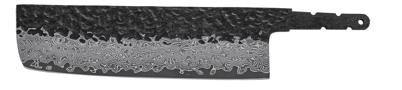 Wood World Of Texas LLC Monthly Sales Japanese Style Nakiri Knife 7" - Damascus- Hidden Tang - WW950 1 Wood World Of Texas LLC Monthly Sales Japanese Style Nakiri Knife 7" - Damascus- Hidden Tang - WW950