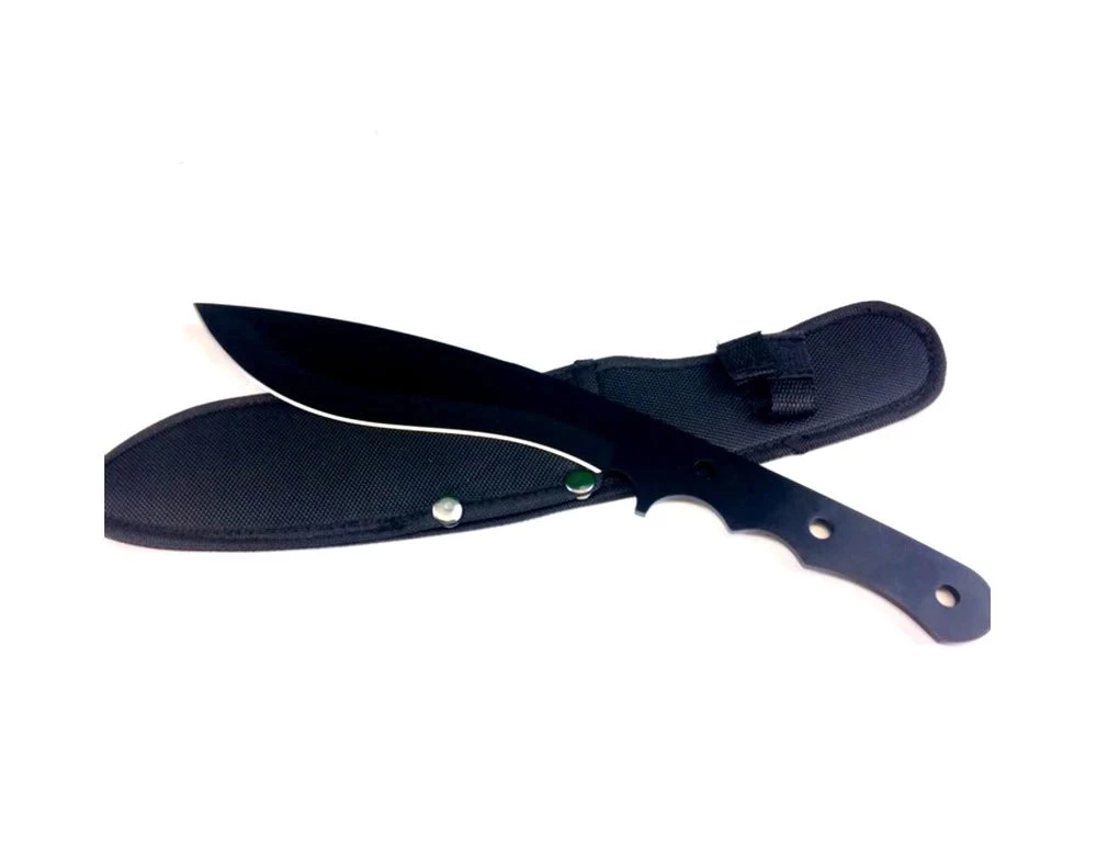 Premium Knife Supply Knife Kits Jungle Bowie Extreme W/ Baked On Black Finish & Nylon Sheath 1 Premium Knife Supply Knife Kits Jungle Bowie Extreme W/ Baked On Black Finish & Nylon Sheath