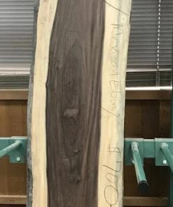 World Timber Katlox Natural Edge Slab " 87 Long 2" Max Thickness 16" Wide