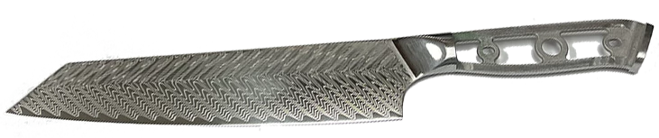 Grand Sharp * VG10 Feather Pattern - Kiritsuke Knife Blank - 13.5" OAL 8.5" Cut Monthly Sales 2 Grand Sharp * VG10 Feather Pattern - Kiritsuke Knife Blank - 13.5" OAL 8.5" Cut Monthly Sales