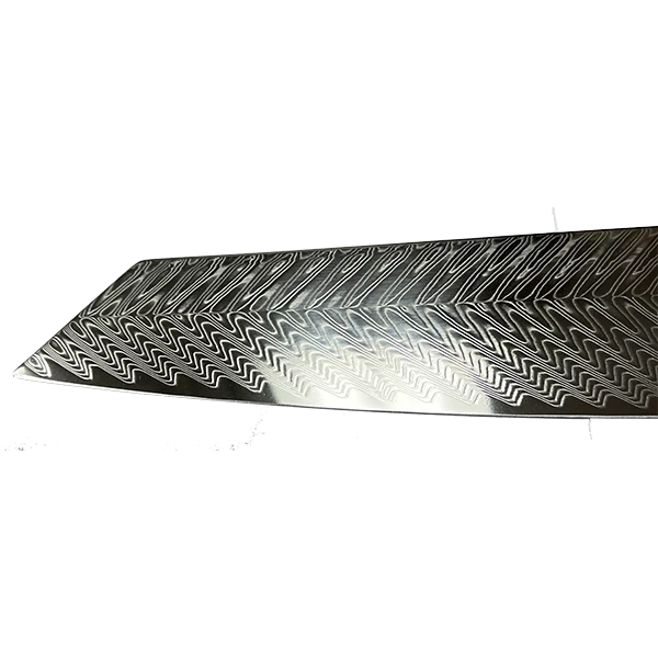 Grand Sharp * VG10 Feather Pattern - Kiritsuke Knife Blank - 13.5" OAL 8.5" Cut Monthly Sales 3 Grand Sharp * VG10 Feather Pattern - Kiritsuke Knife Blank - 13.5" OAL 8.5" Cut Monthly Sales