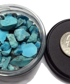 Misc Turquoise A+ Blue Large Size Chips 2 Oz Fill Material