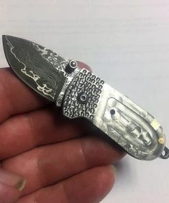 Premium Knife Supply Knife Kits Damascus Folder - Lil Gem