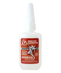 Woodturners Finishes And Adhesives Mercury Adhesive Medium CA Flexible - 2oz - M300FM