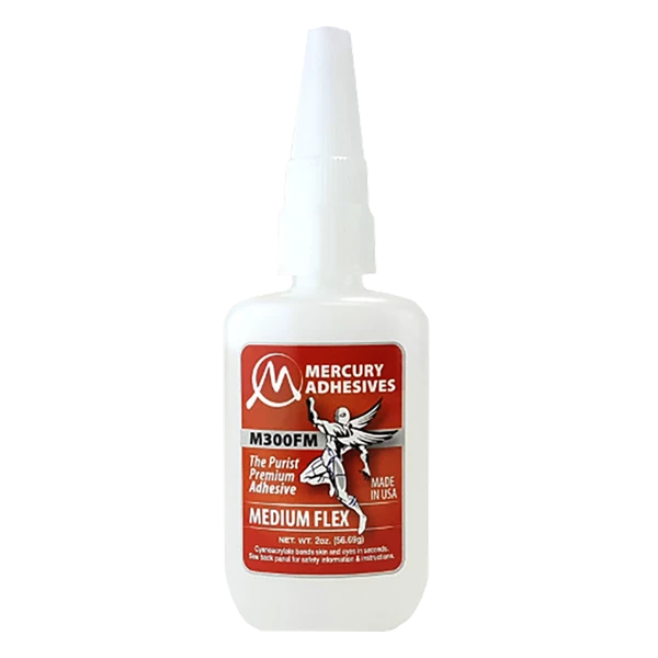 Woodturners Finishes And Adhesives Mercury Adhesive Medium CA Flexible - 2oz - M300FM 1 Woodturners Finishes And Adhesives Mercury Adhesive Medium CA Flexible - 2oz - M300FM