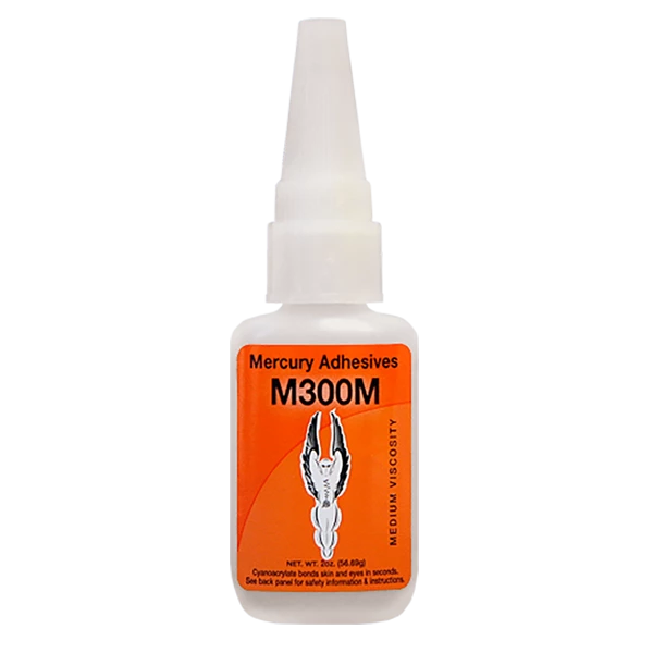 Woodturners Finishes And Adhesives Mercury Adhesive Medium CA - 2oz - M300M 1 Woodturners Finishes And Adhesives Mercury Adhesive Medium CA - 2oz - M300M