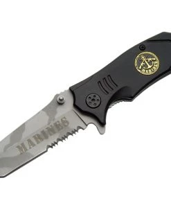 Premium Knife Supply 4.5" "Marines" Rescue Knife Limited Edition - Black