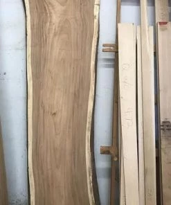 World Timber Monkey Pod Natural Edge Slab 135" Long 4" Max Thickness 33"-40"" Wide Slabs