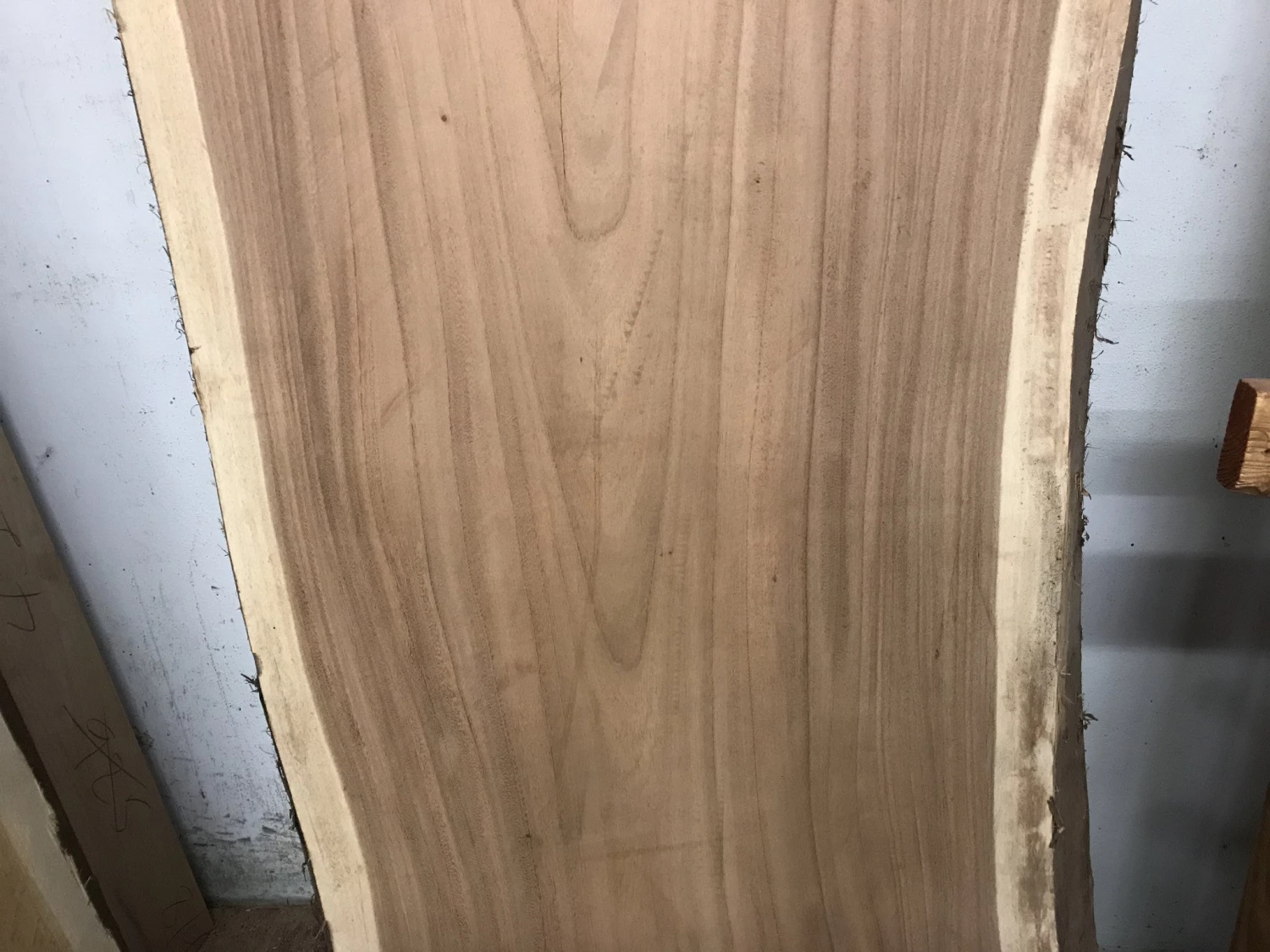 World Timber Monkey Pod Natural Edge Slab 135" Long 4" Max Thickness 33"-40"" Wide Slabs 2 World Timber Monkey Pod Natural Edge Slab 135" Long 4" Max Thickness 33"-40"" Wide Slabs