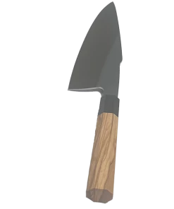 YAI WW Dojo Japanese Style Chef Knife - African Blackwood & Olivewood Octagonal Handle - 440C S.S. - Completed Knife 11 YAI WW Dojo Japanese Style Chef Knife - African Blackwood & Olivewood Octagonal Handle - 440C S.S. - Completed Knife