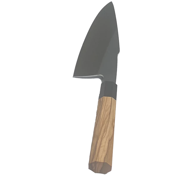 YAI WW Dojo Japanese Style Chef Knife - African Blackwood & Olivewood Octagonal Handle - 440C S.S. - Completed Knife 5 YAI WW Dojo Japanese Style Chef Knife - African Blackwood & Olivewood Octagonal Handle - 440C S.S. - Completed Knife