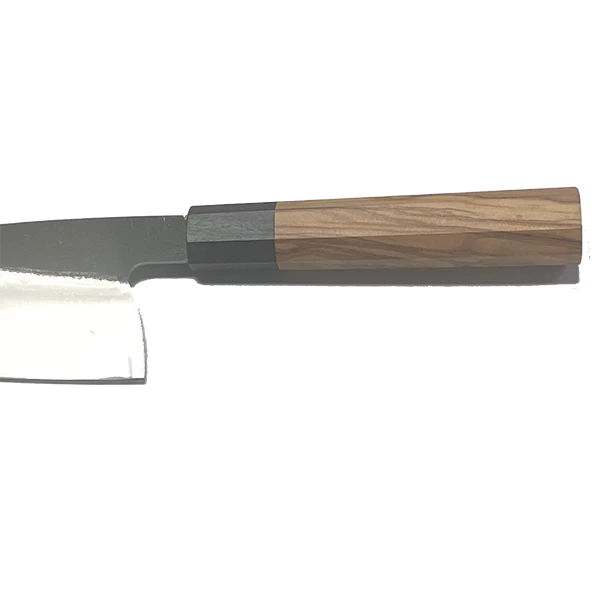 YAI WW Dojo Japanese Style Nakiri Knife - African Blackwood & Olivewood Octagonal Handle - 440C S.S. - Completed Knife Monthly Sales 3 YAI WW Dojo Japanese Style Nakiri Knife - African Blackwood & Olivewood Octagonal Handle - 440C S.S. - Completed Knife Monthly Sales