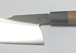 YAI WW Dojo Japanese Style Nakiri Knife - African Blackwood & Olivewood Octagonal Handle - 440C S.S. - Completed Knife Monthly Sales 9 YAI WW Dojo Japanese Style Nakiri Knife - African Blackwood & Olivewood Octagonal Handle - 440C S.S. - Completed Knife Monthly Sales