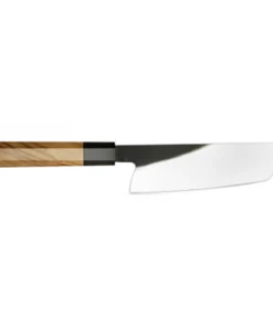 YAI WW Dojo Japanese Style Usuba Knife - African Blackwood & Olivewood Octagonal Handle - 440C S.S. - Completed Knife Kitchen Knives And Other Specialty Knives