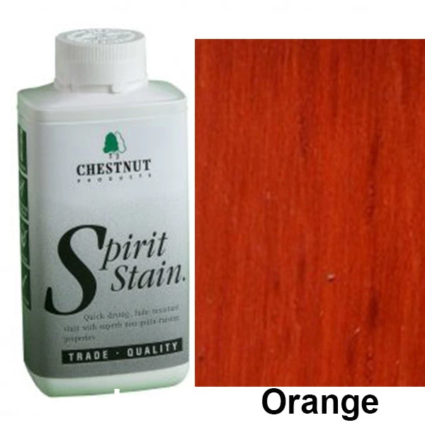 Jimmy Clews Embellishment Products Chestnut Spirit Stains -8 Oz. Bottles - Orange 1 Jimmy Clews Embellishment Products Chestnut Spirit Stains -8 Oz. Bottles - Orange