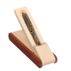 PSI Woodworking Two-Tone Rosewood Color/Maple Pen Box For Single Pen