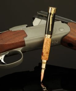 PSI Woodworking Pen Kits By Name Over & Under Rollerball Gold Or Gun Metal