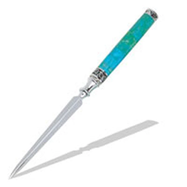 PSI Woodworking Sculpted Letter Opener - Chrome "Arbor" Letter Openers & Magnifiers 1 PSI Woodworking Sculpted Letter Opener - Chrome "Arbor" Letter Openers & Magnifiers