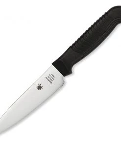 Blue Ridge Spyderco Paring Knife Black Plain - Japan Kitchen Knives And Other Specialty Knives