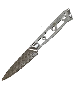 Yangjiang Amber Monthly Sales * VG10 Feather Pattern - Paring Knife Blank - 7.5" OAL - 3.5" Cut