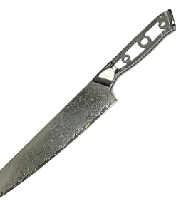 Premium Knife Supply * VG10 Rain Drop Pattern - Bunka Knife Blank - 13.5" OAL 8.25" Cut