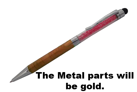 PSI Woodworking Crystal Twist Stylus Pen Kits Pen Kits By Name 4 PSI Woodworking Crystal Twist Stylus Pen Kits Pen Kits By Name