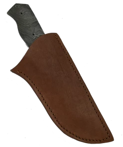 Premium Knife Supply Custom Leather Knife Sheath Leather - SHWW72 - 3.00" Opening And A 7" Length With Belt Loop. Fits Royale Tanto