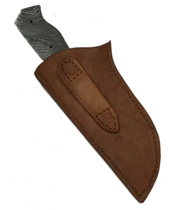 Premium Knife Supply Custom Leather Knife Sheath Leather - SHWW72 - 3.00" Opening And A 7" Length With Belt Loop. Fits Royale Tanto 5 Premium Knife Supply Custom Leather Knife Sheath Leather - SHWW72 - 3.00