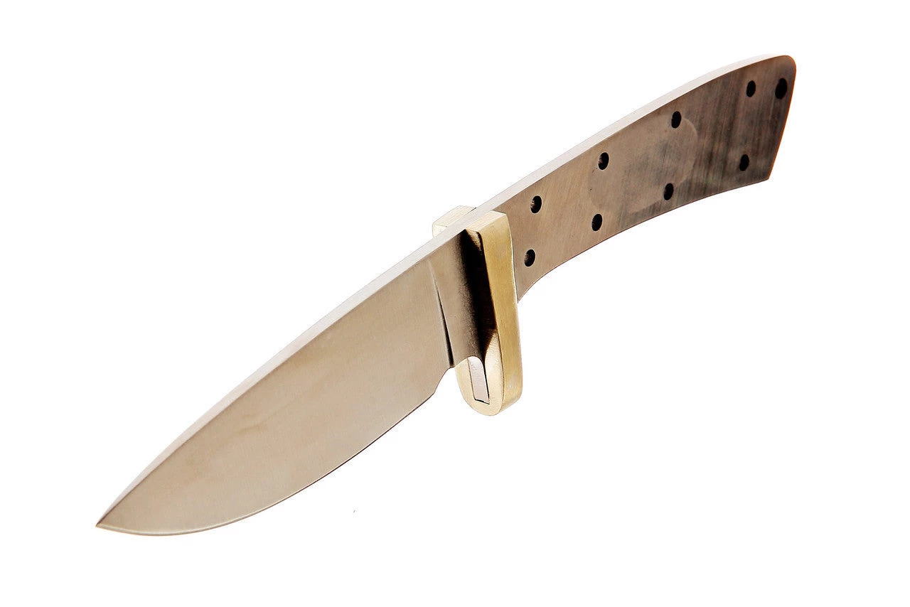 Premium Knife Supply Knife Kits Desert Drop Point Skinner W/ Brass Bolster 3 Premium Knife Supply Knife Kits Desert Drop Point Skinner W/ Brass Bolster