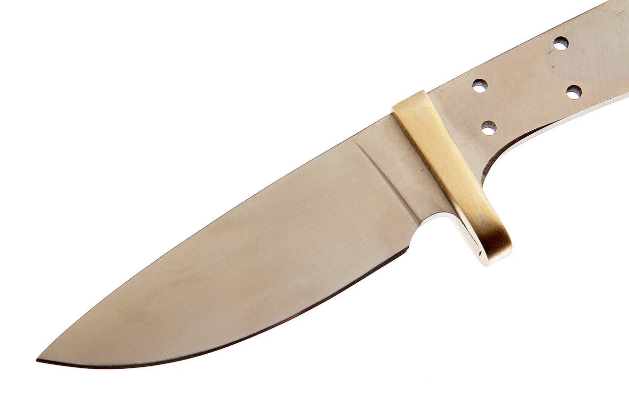 Premium Knife Supply Knife Kits Desert Drop Point Skinner W/ Brass Bolster 4 Premium Knife Supply Knife Kits Desert Drop Point Skinner W/ Brass Bolster