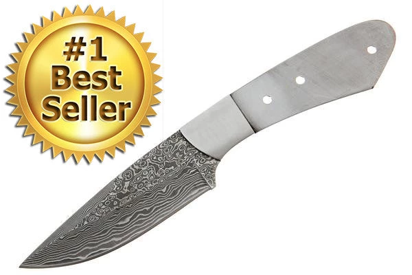 Premium Knife Supply Craig's Damascus Large Drop Point Knife Kits 1 Premium Knife Supply Craig's Damascus Large Drop Point Knife Kits