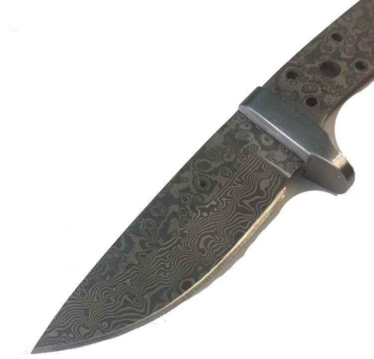 Premium Knife Supply Desert Drop Point San Mai Damascus Skinner Knife Kits 2 Premium Knife Supply Desert Drop Point San Mai Damascus Skinner Knife Kits