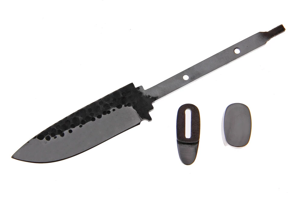 Premium Knife Supply Colorado Kid Skinner - Hidden Tang - Hammered Knife Kits 1 Premium Knife Supply Colorado Kid Skinner - Hidden Tang - Hammered Knife Kits