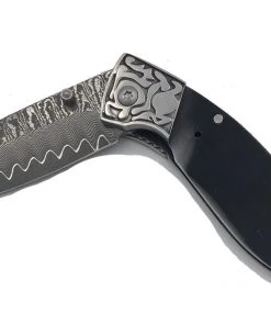 Premium Knife Supply San Mai Damascus VG10 Folder Assembly - Shogun