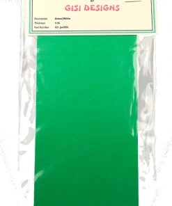 Premium Knife Supply Accent Sheets - Green/White Knife Handle ( Scales ) Spacers