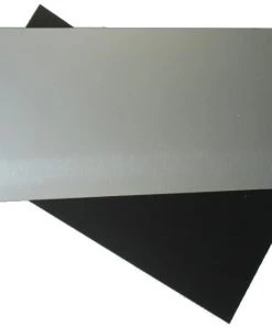 Premium Knife Supply Knife Handle ( Scales ) Spacers Accent Sheets - Silver/Black