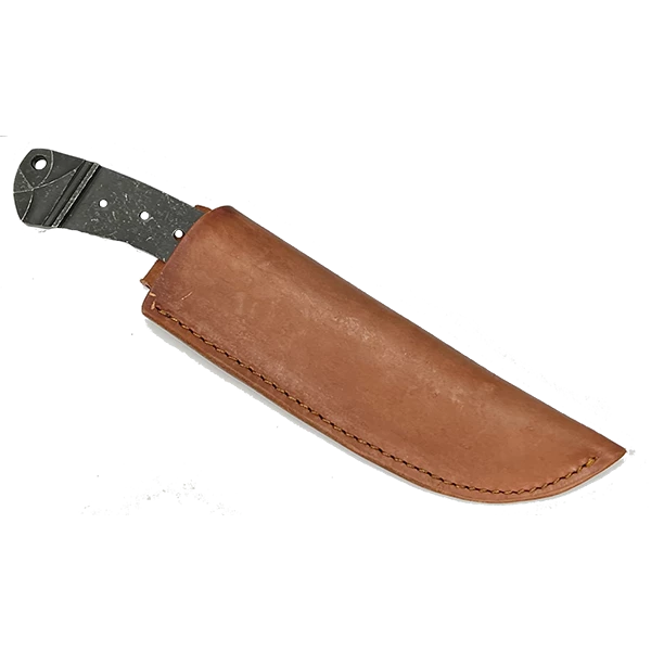 Peterson Custom Leather Knife Sheath Leather - SHWW011 - P - 1 7/8" Opening And A 7.25" Long. - Peanut Brittle 3 Peterson Custom Leather Knife Sheath Leather - SHWW011 - P - 1 7/8" Opening And A 7.25" Long. - Peanut Brittle