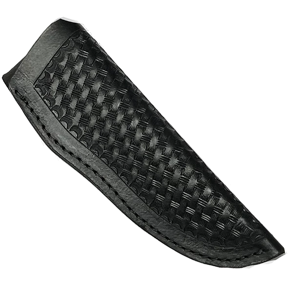 Premium Knife Supply Knife Sheaths, Cases, Edge Guards & Displays Knife Sheath Leather - SHWW100-Blk - BW - 1 5/8" Opening And A 6 5/8" Length - Black - Basket Weave 1 Premium Knife Supply Knife Sheaths, Cases, Edge Guards & Displays Knife Sheath Leather - SHWW100-Blk - BW - 1 5/8" Opening And A 6 5/8" Length - Black - Basket Weave